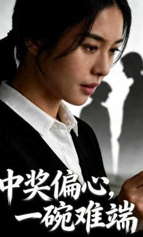 短剧《中奖偏心，一碗难端》海报