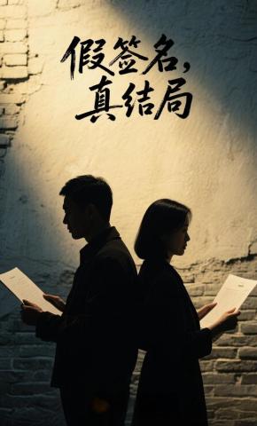 短剧《假签名，真结局》海报