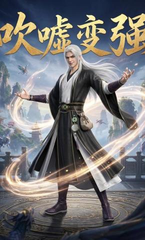 短剧《吹嘘变强》海报