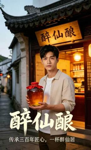 短剧《醉仙酿》海报