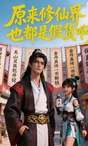 短剧《原来修仙界也都是假货啊》海报