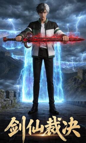短剧《剑仙裁决》海报