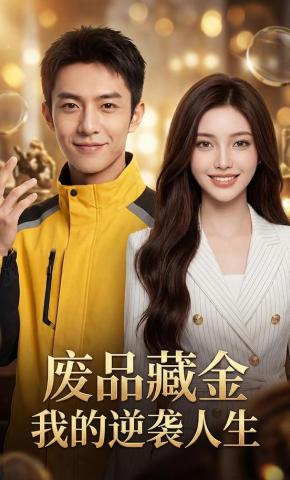 短剧《废品藏金，我的逆袭人生》海报