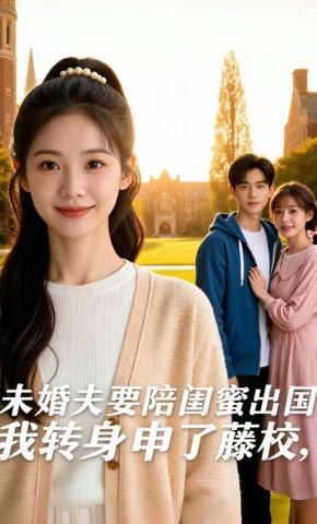 短剧《未婚夫要陪闺蜜出国，我转身申了藤校》海报