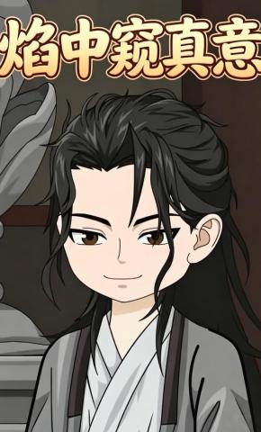 短剧《焰中窥真意》海报