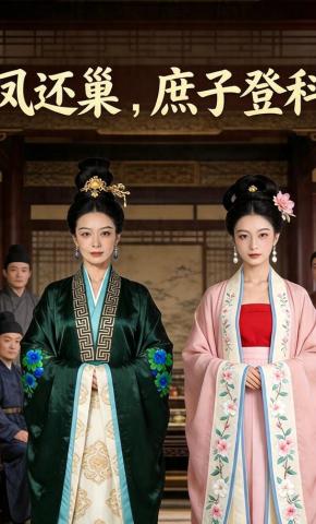 短剧《凤还巢，庶子登科》海报