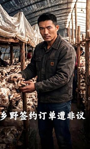 短剧《乡野签约订单遭非议》海报