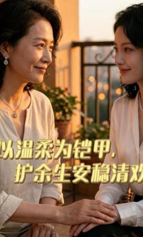 短剧《以温柔为铠甲，护余生安稳清欢》海报