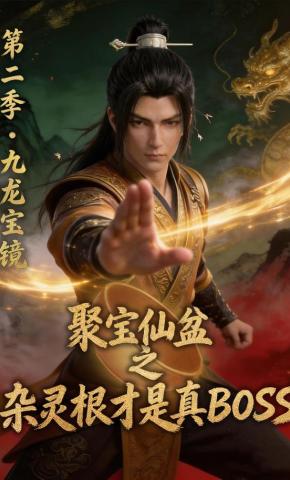 短剧《聚宝仙盆之杂灵根才是真BOSS第二季》海报