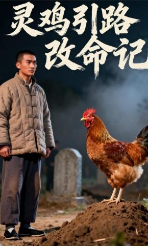 短剧《灵鸡引路改命记》海报