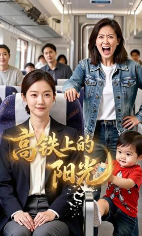 短剧《高铁上的阳光》海报