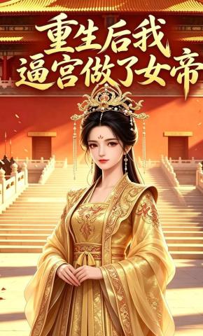 短剧《重生后我逼宫做了女帝》海报