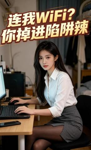 短剧《连我WiFi？你掉进陷阱辣》海报