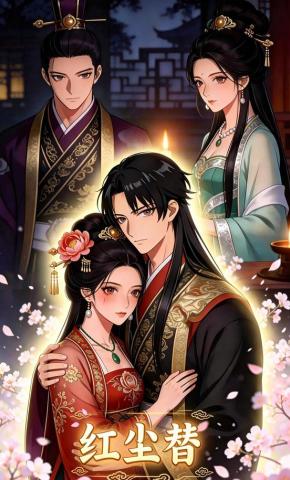 短剧《红尘替》海报