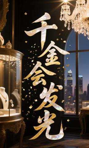 短剧《千金会发光》海报