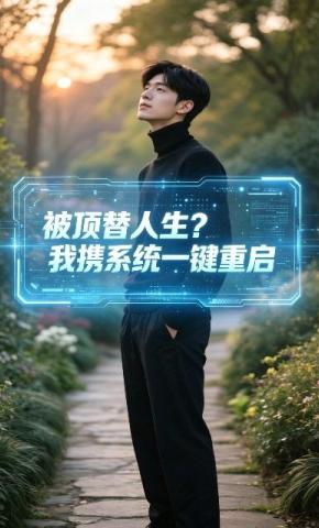短剧《被顶替人生？我携系统一键重启》海报