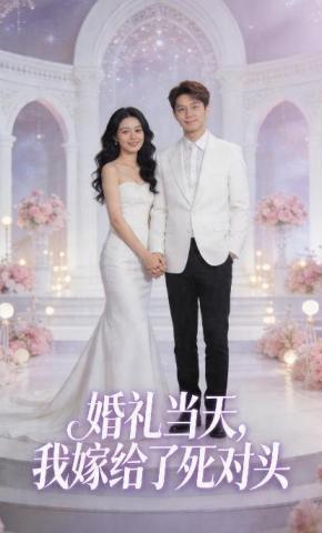 短剧《婚礼当天，我嫁给了死对头》海报