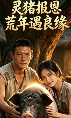 短剧《灵猪报恩：荒年遇良缘》海报