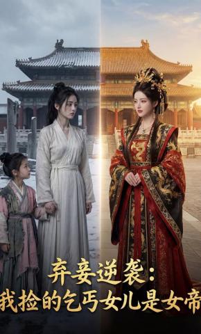 短剧《弃妾逆袭：我捡的乞丐女儿是女帝》海报