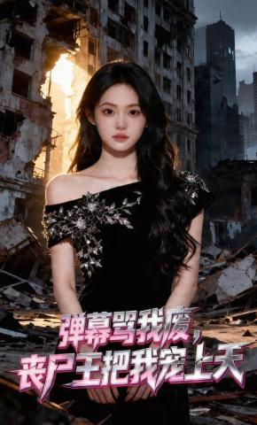 短剧《弹幕骂我废，丧尸王把我宠上天》海报