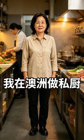 短剧《我在澳洲做私厨》海报