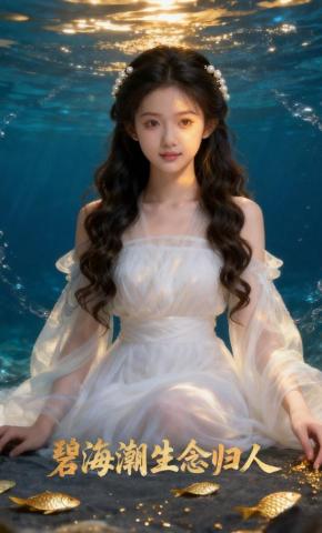 短剧《碧海潮生念归人》海报