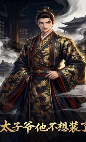 短剧《太子爷他不想装了》海报