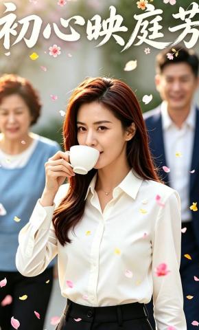 短剧《初心映庭芳》海报