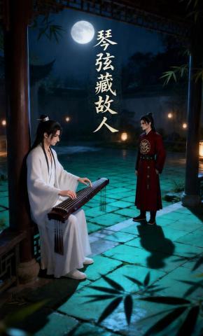 短剧《琴弦藏故人》海报