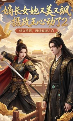 短剧《嫡长女她又美又飒，摄政王心动了2》海报