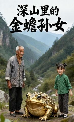 短剧《深山里的金蟾孙女》海报