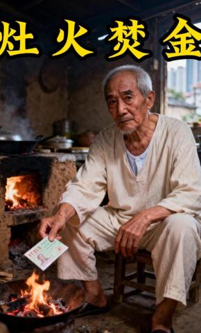 短剧《灶火焚金》海报