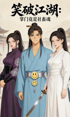 短剧《笑破江湖：掌门竟是社畜魂》海报