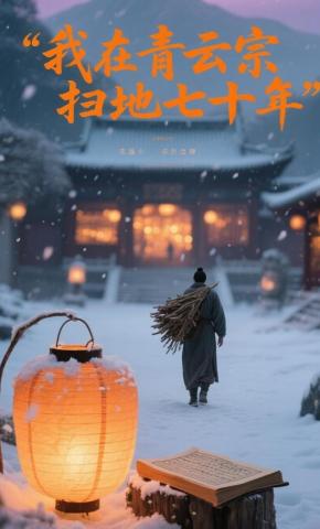 短剧《我在青云宗扫地七十年》海报