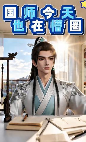 短剧《国师今天也在懵圈》海报