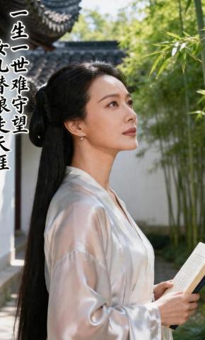 短剧《一生一世难守望，女儿替娘走天涯》海报