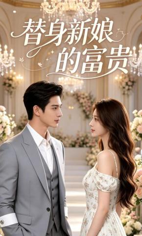 短剧《替身新娘的富贵》海报