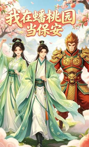 短剧《我在蟠桃园当保安》海报