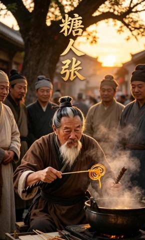 短剧《糖人张》海报