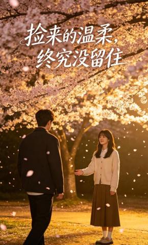 短剧《捡来的温柔，终究没留住》海报