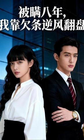 短剧《被瞒八年，我靠欠条逆风翻盘》海报