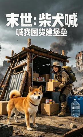 短剧《末世：柴犬喊我囤货建堡垒》海报