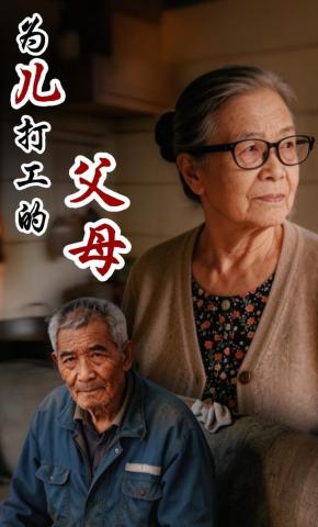 短剧《为儿打工的父母》海报