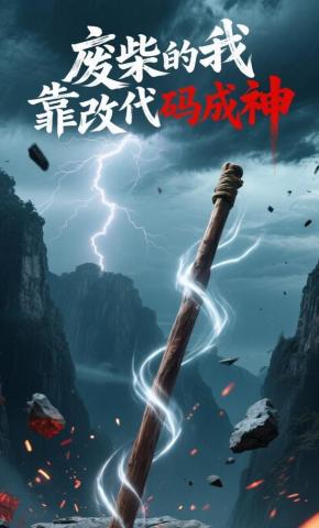 短剧《废柴的我，靠改代码成神了》海报