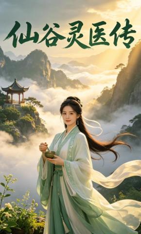 短剧《仙谷灵医传》海报