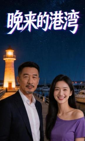 短剧《晚来的港湾》海报