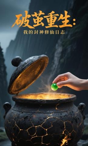 短剧《破茧重生：我的封神修仙日志》海报