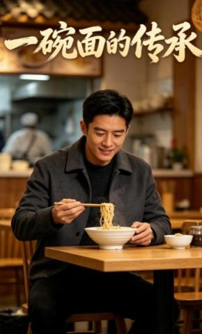 短剧《一碗面的传承》海报