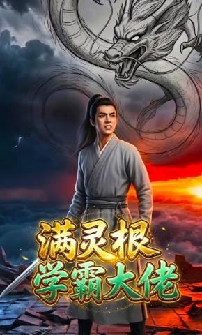 短剧《满灵根学霸大佬》海报