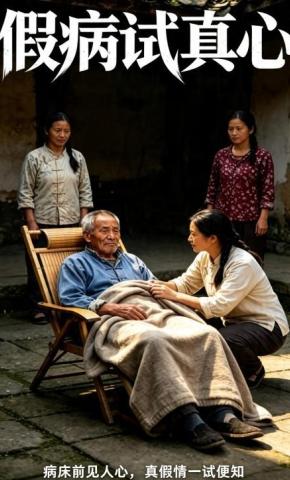 短剧《假病试真心》海报